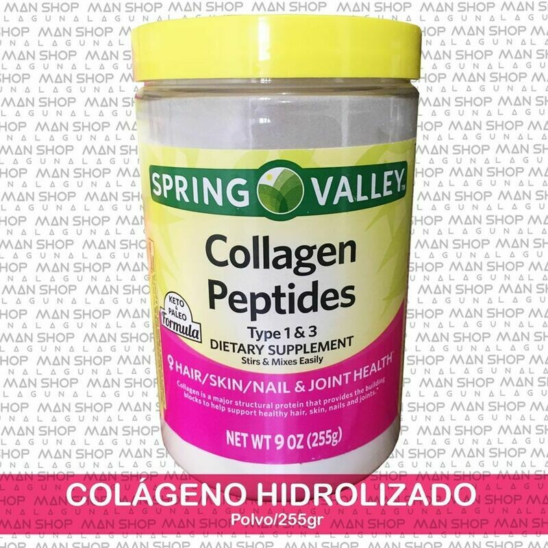 Colágeno Hidrolizado Polvo / Collagen peptides powder 255 grs.