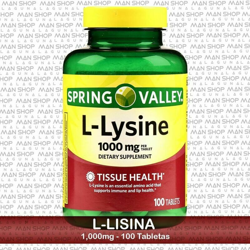 L-Lisina / L-Lysine 1,000 mg. 100 Tabs.