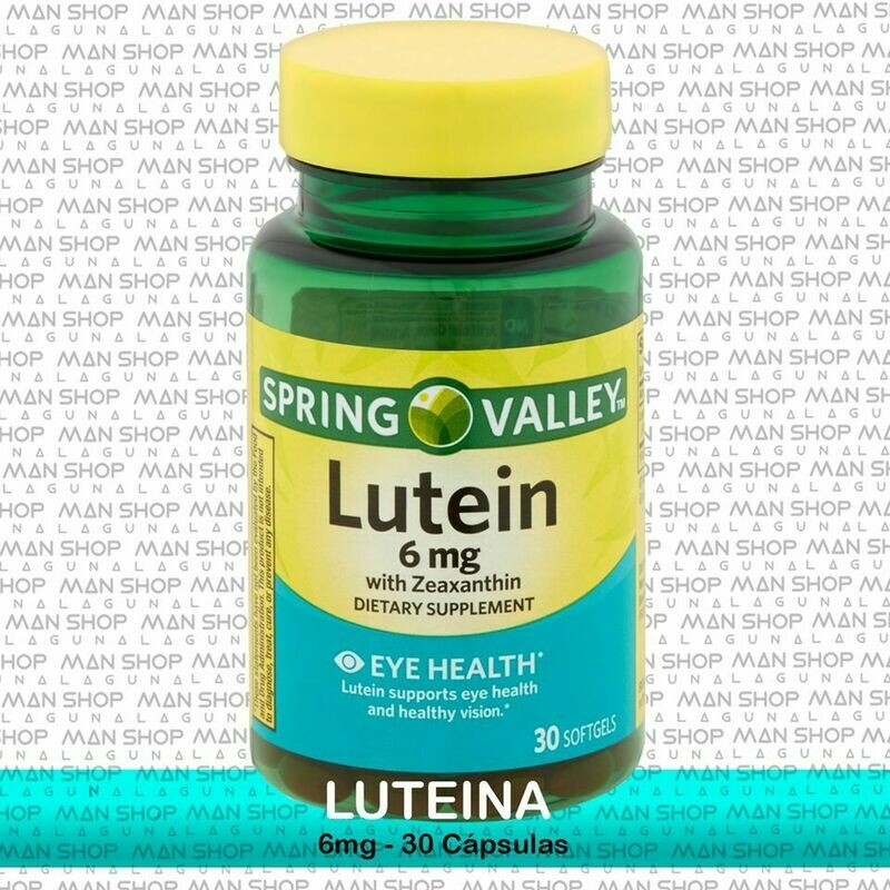 Luteína / Lutein 6 mg. 30 Caps.