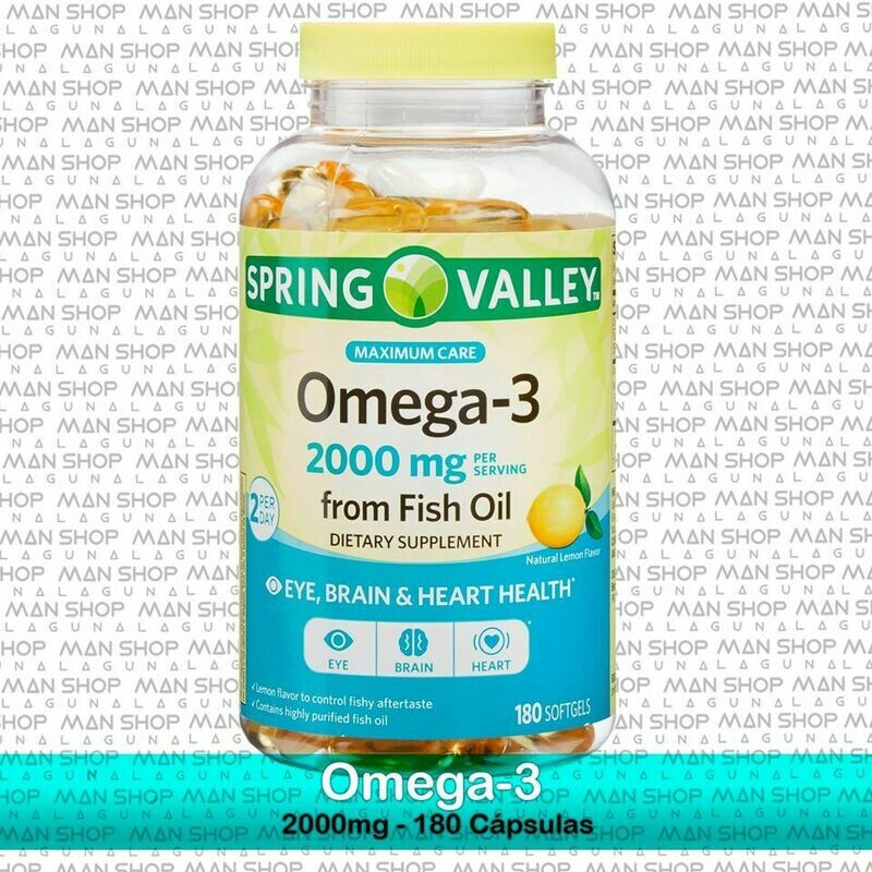 Omega-3 2,000 mg. 180 Caps.
