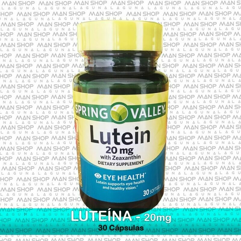 Luteína / Lutein 20 mg. 30 Caps.