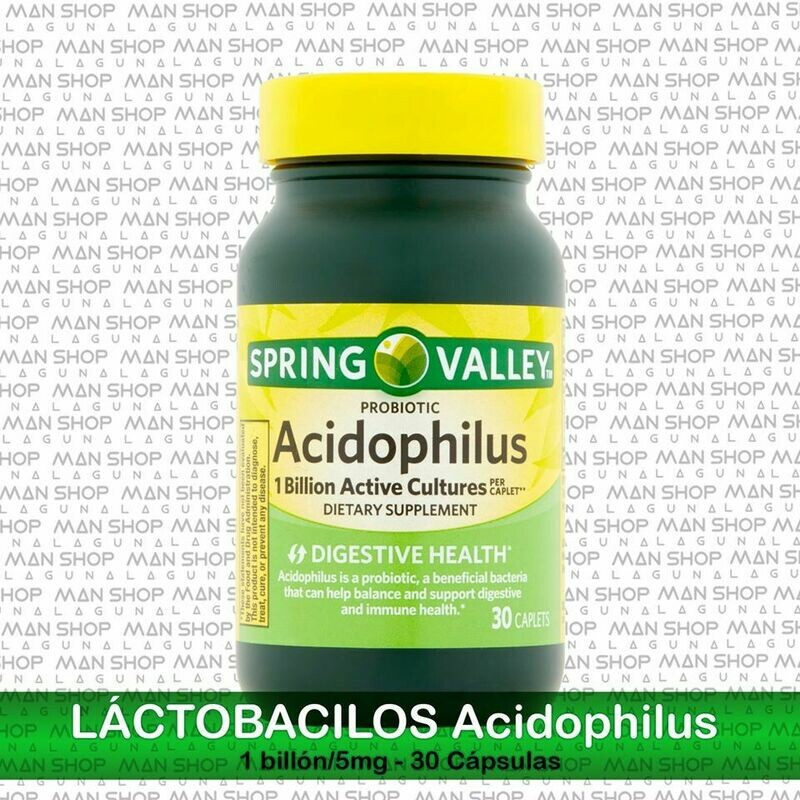 Acidofilus Probiótico / Acidophilus 5 mg 30 Caps.