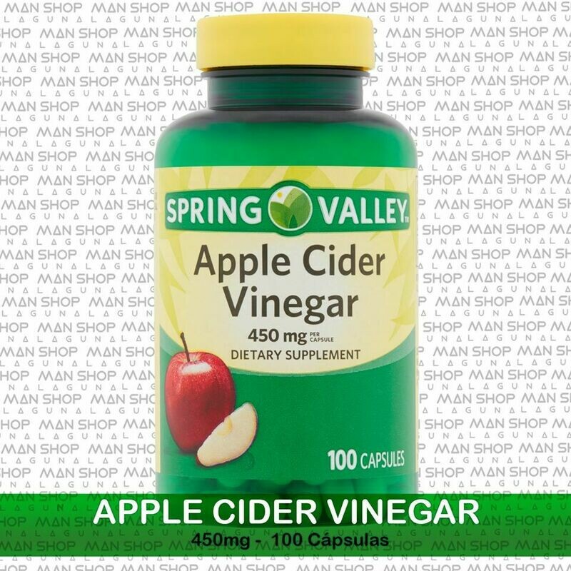 Vinagre De Sidra De Manzana / Apple Cider Vinegar 450 mg. 100 Caps.