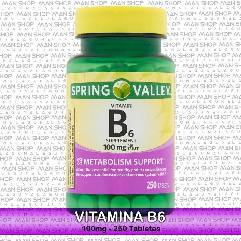 Vitamina B6 / Vitamin B6 100 mg. 250 Tabs.
