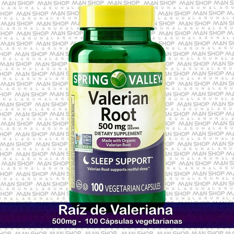 Raíz De Valeriana / Valerian Root 500 mg. 100 Caps.