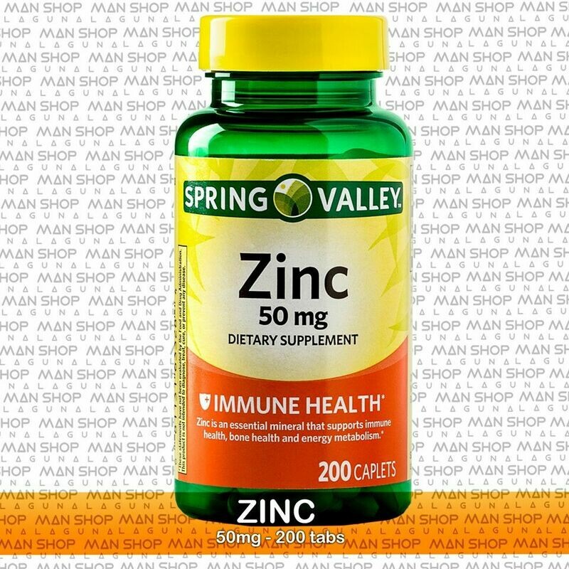 Zinc 50 mg. 200 Tabs.