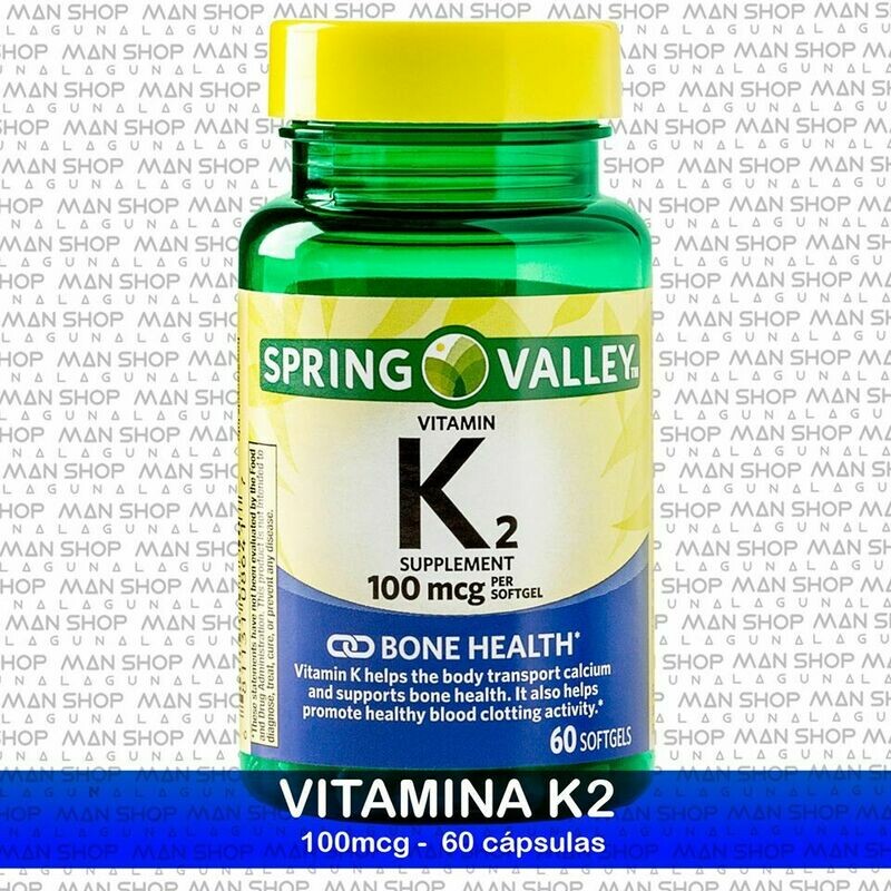 Vitamina K2 / Vitamin K2 100 mcg. 60 Caps.