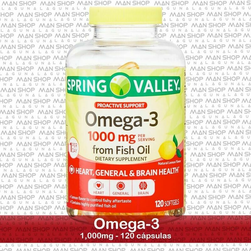 Omega-3 1,000 mg. 120 Caps.