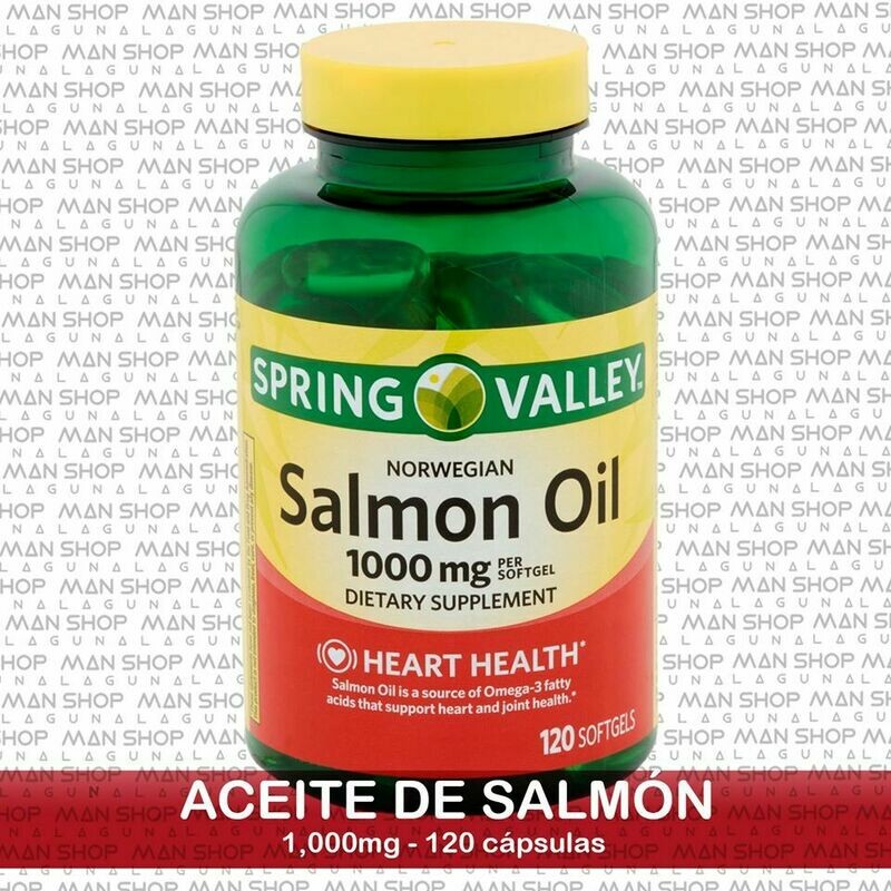 Aceite De Salmón Noruego / Salmon Oil 1,000 mg, 120 Caps.