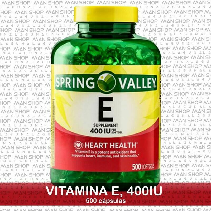 Vitamina E / Vitamin E 400 IU 500 caps.
