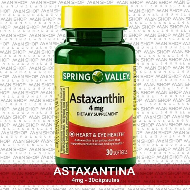 Astaxantina / Astaxanthin 4 mg. 30 Caps.