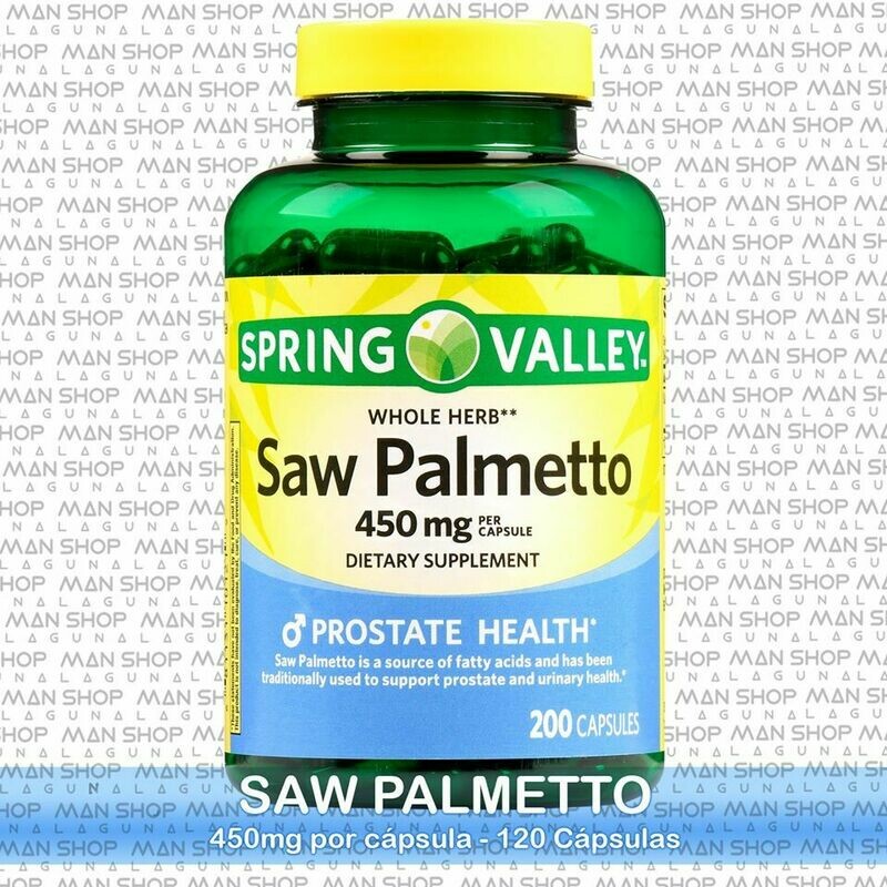 Saw Palmetto 450 mg. 200 Caps.