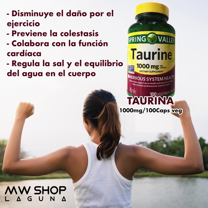 Taurina / Taurine 1,000 mg. 60 Caps.