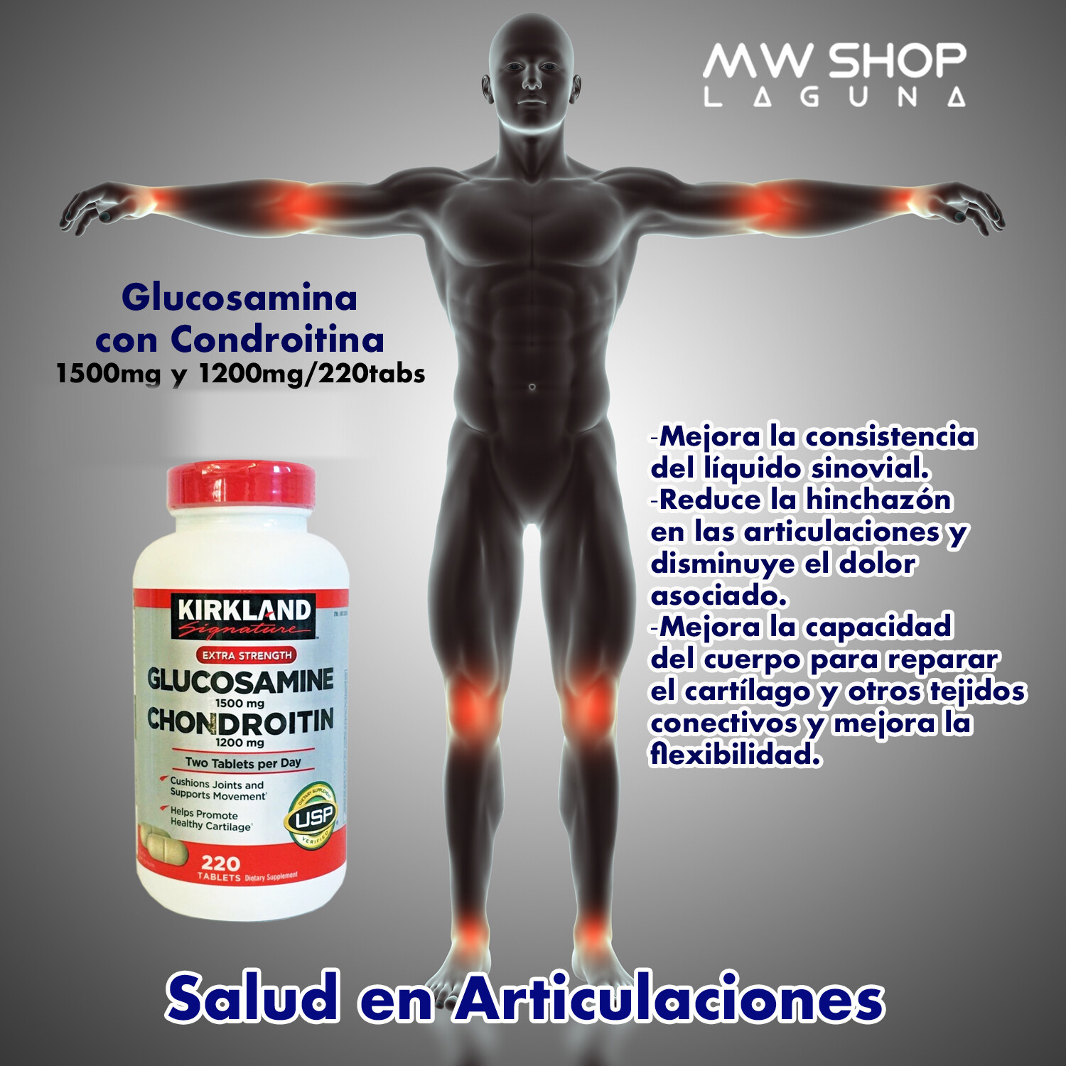 Glucosamina Con Condroitina Extra Fuerte / Glucosamine Chondroitin
