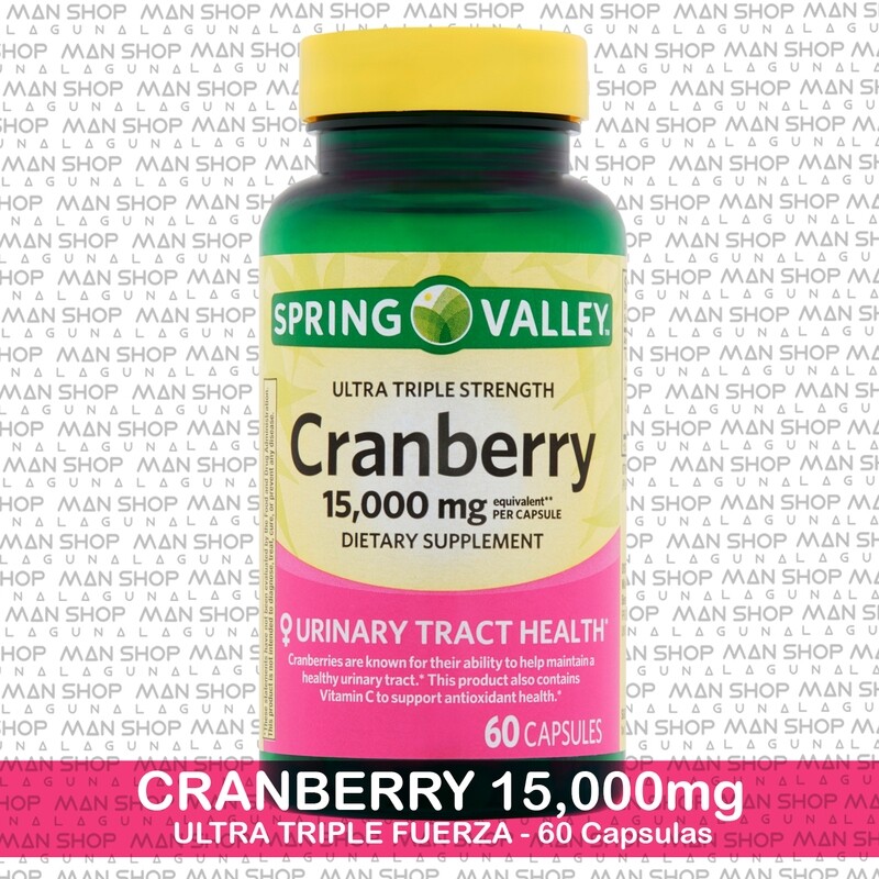 Extracto De Arándano rojo / Cranberry 15,000 mg. 60 caps.