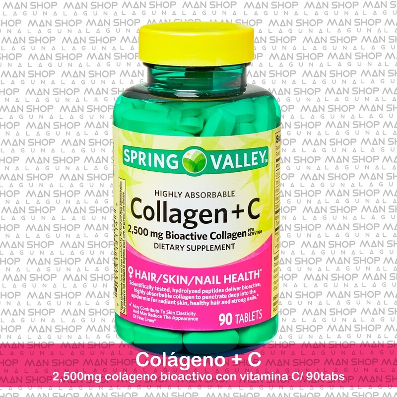 Colágeno Hidrolizado + Vitamina C / Collagen + C, 90 tabs