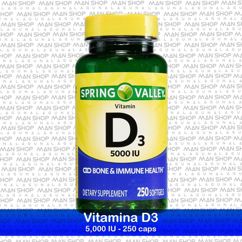 Vitamina D3 / Vitamin D3 125 mcg. (5,000 IU) 250 Caps.