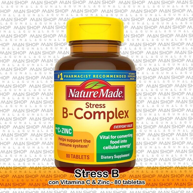 Stress B complex con C &amp; Zinc / Stress B complex + C &amp; Zinc 75 Tabs.