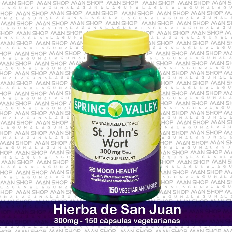 Hierba de San Juan / St. John's wort 300mg. 150 Caps.
