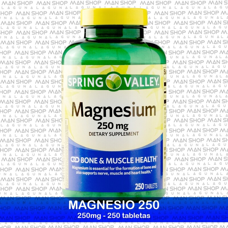 Óxido de Magnesio / Magnesium Oxide 250 mg. 250 Tabs.