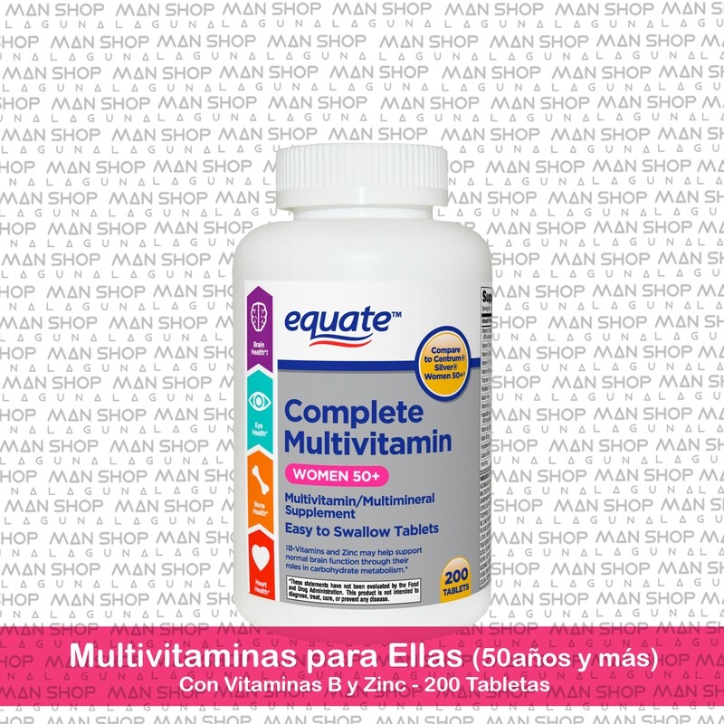Complete Multi vitaminas 50+ para Mujer / Complete Multi vitamin 50+ Women, 200tabs