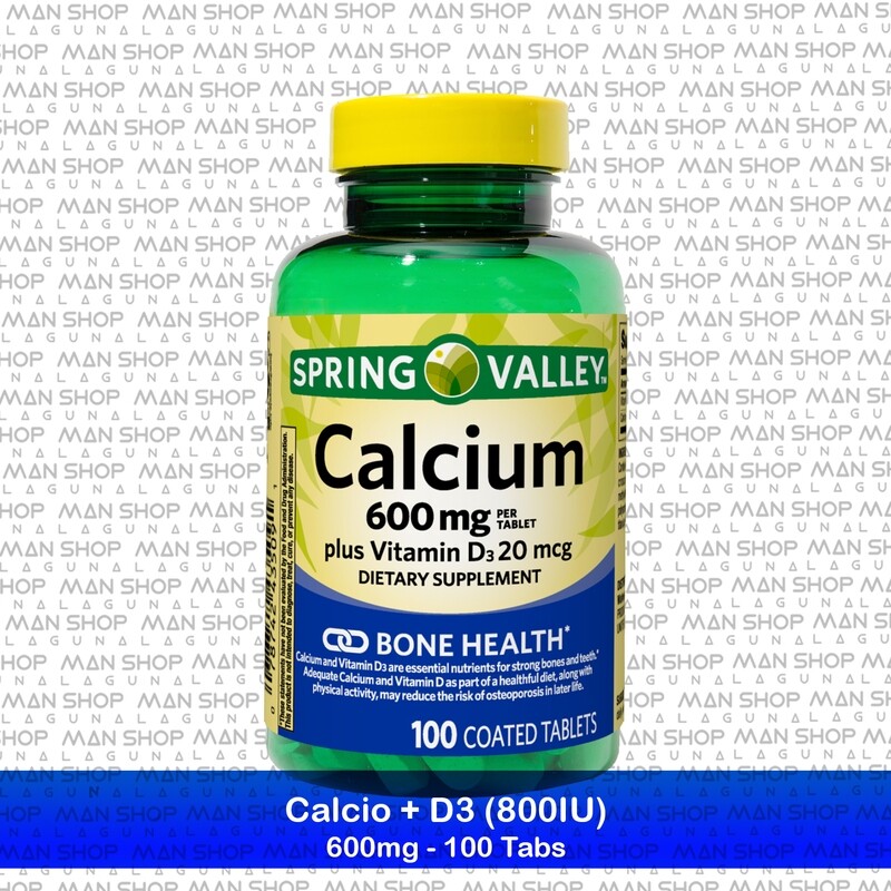 Calcio / Calcium 600 mg. + D3 800 IU 100 Tabs.