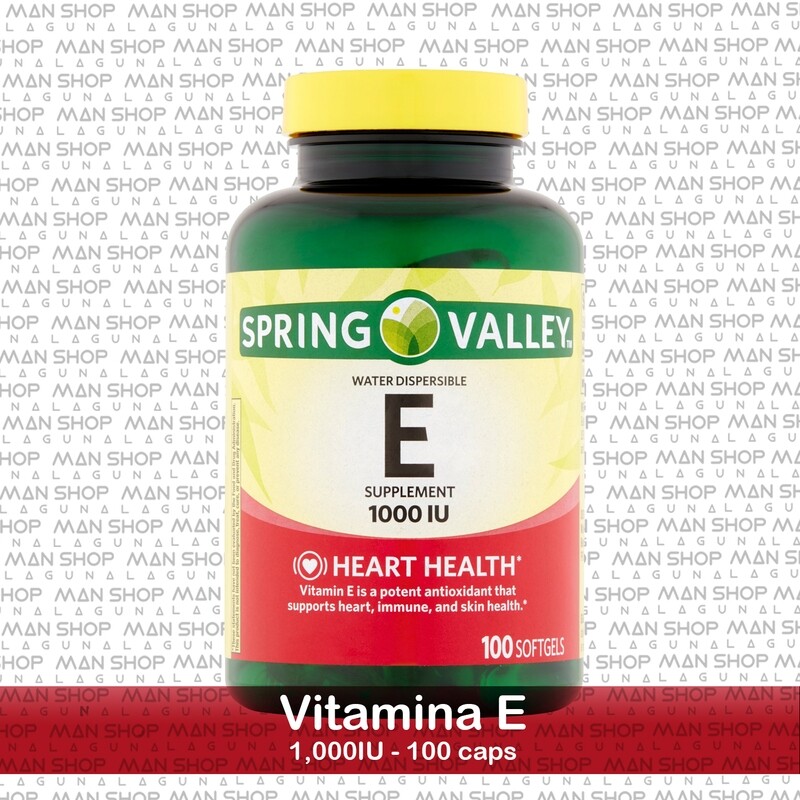 Vitamina E / Vitamin E 450mg (1000 IU) 100 caps.