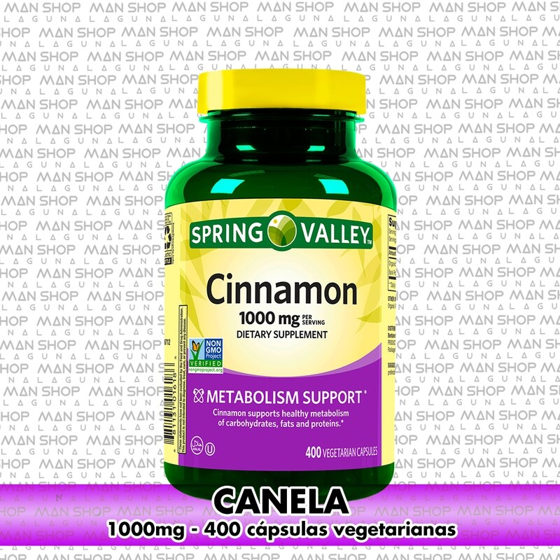 Canela / Cinnamon 1000 mg. 400 Caps.