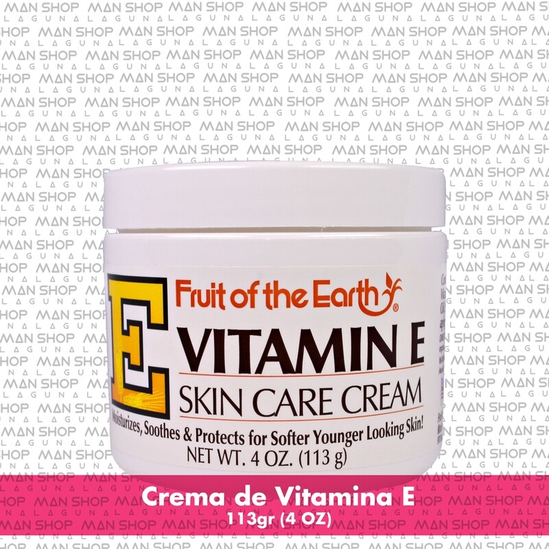 Crema De Vitamina E / Skin care cream Vitamin E 113gr (4 OZ)
