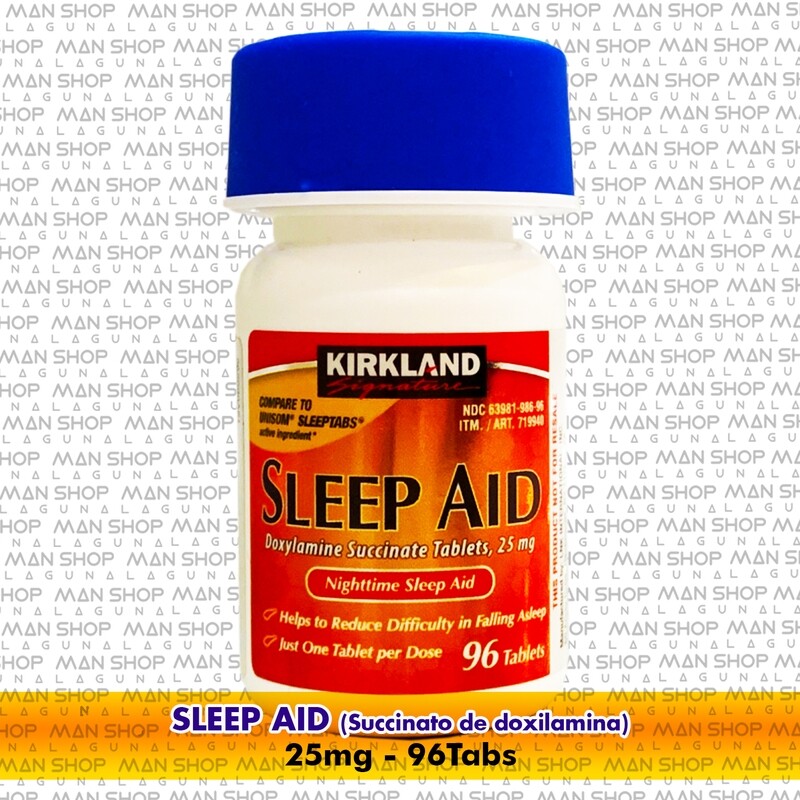 Sleep Aid / Ayuda para dormir 25 mg. 96 Tabs.