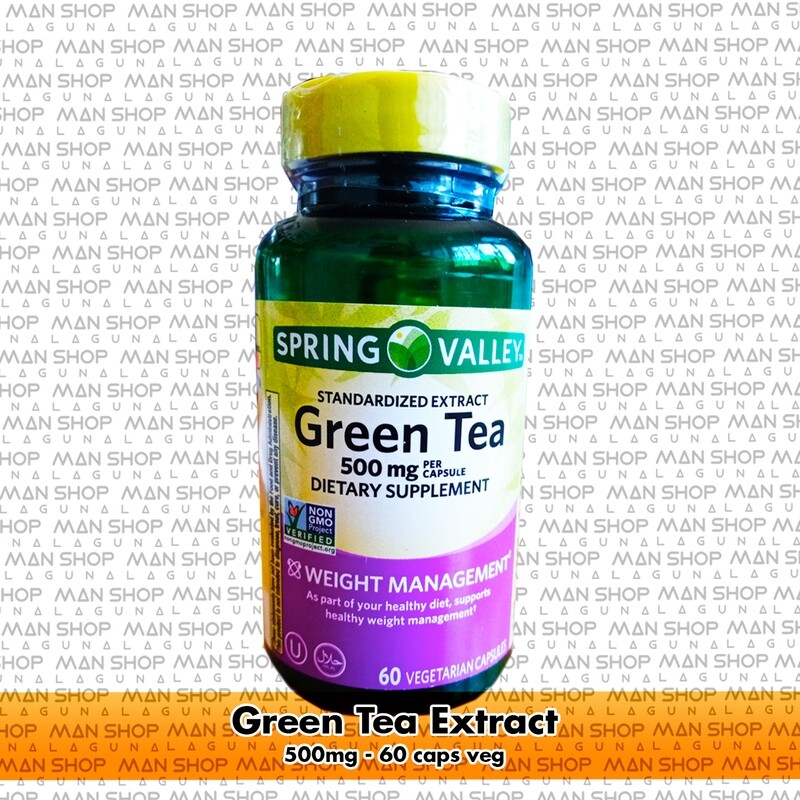Extracto De Té Verde / Green tea extract 500 mg. 60 Caps.