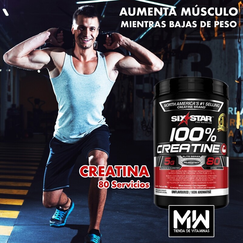 Creatina / Creatine 100% 80 Servs. Creatina / Creatine 100% 80 Servs.