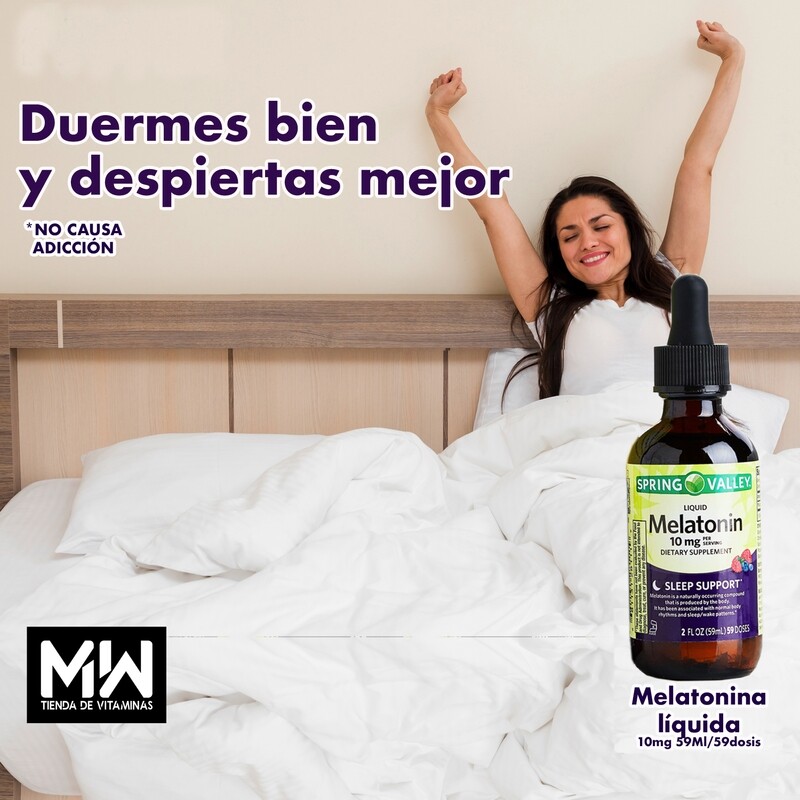 Melatonina Líquida / Melatonin Liquid 10 mg. 59 ml.