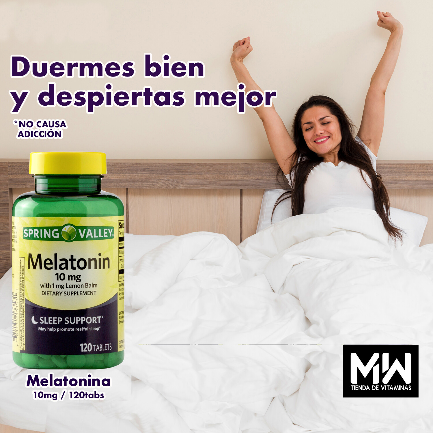 Melatonina 10 mg. / Melatonin 120 Tabs.