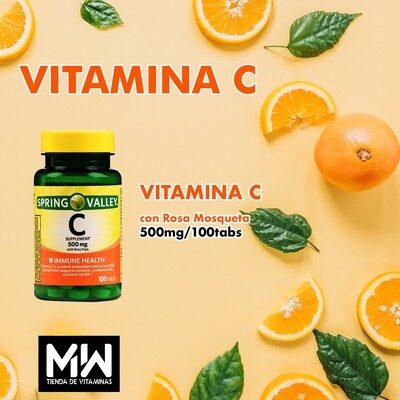 Vitamina C 500 mg / Vitamin C 100 Tabletas