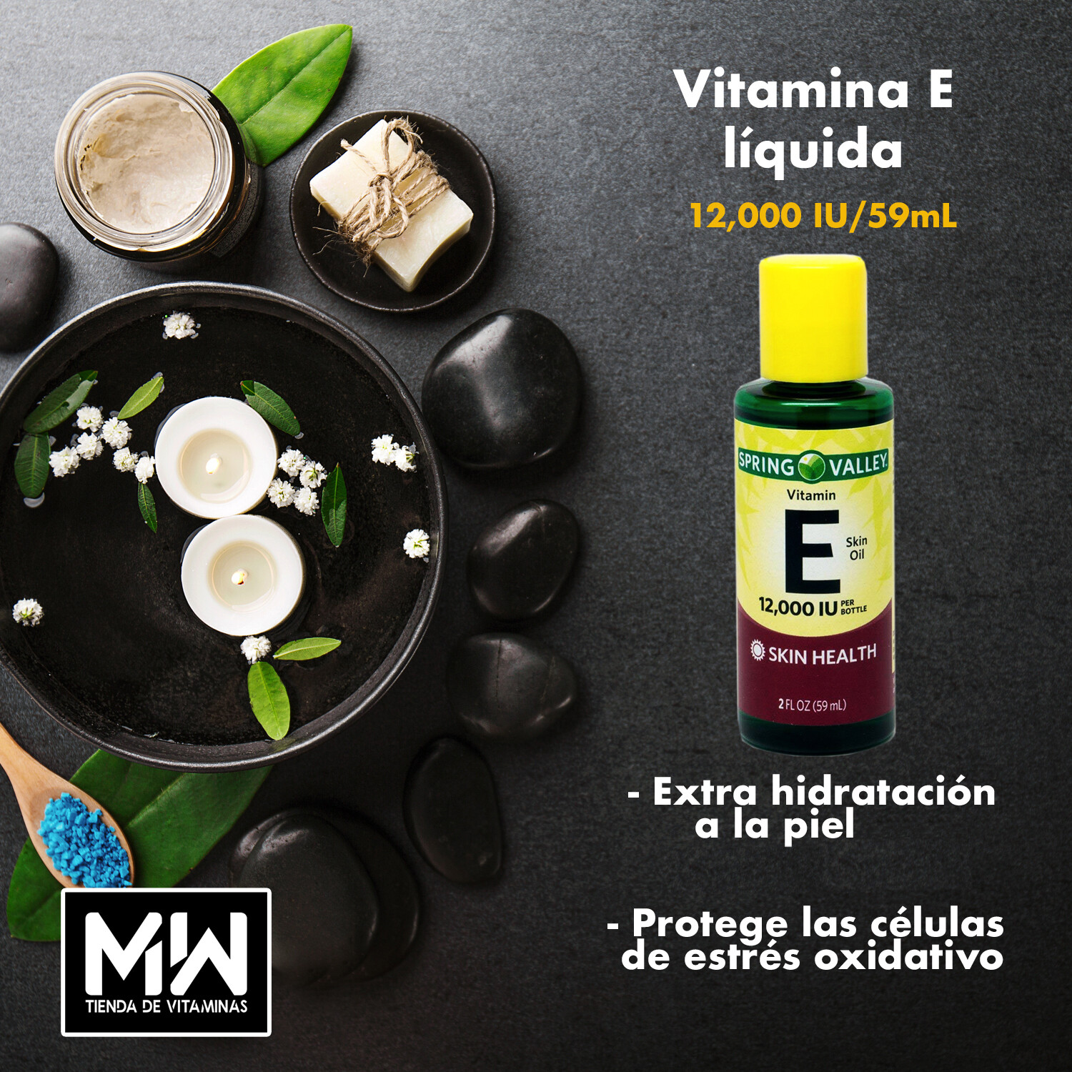 Aceite De Vitamina E / Vitamin E 12,000 IU 59 ml.