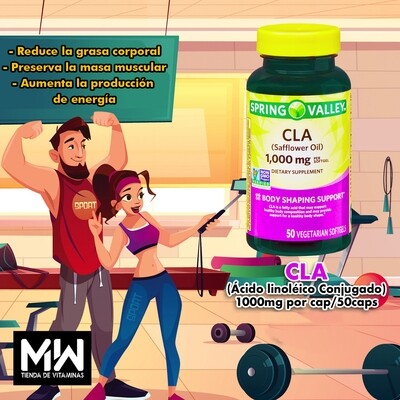 CLA 1,000 mg 50 Caps.