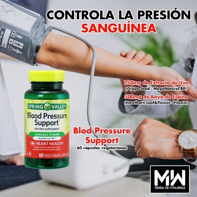 Soporte Para la Presión En Sangre / Blood Pressure Support 60 Caps. Veg.