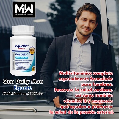One Daily Men/ Hombre Multi-vitaminas, 100 tabs