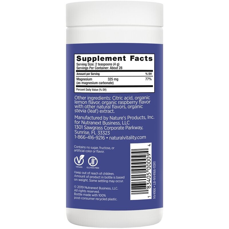 CALM magnesio 325mg (113gr. 28 servicios.)