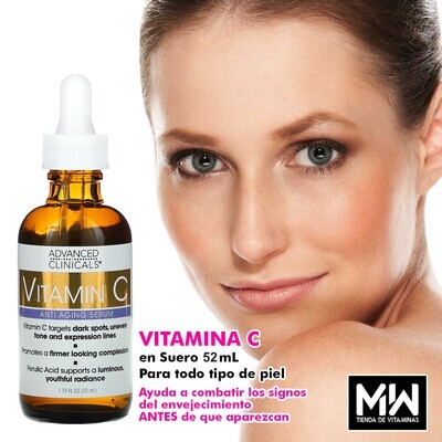 Vitamina C Suero Facial Anti Edad 52 ml. / Vitamin c Anti Aging Serum 52 ml
