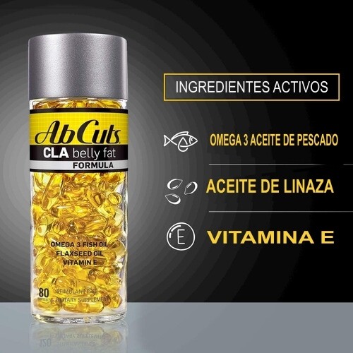Ab Cuts CLA Belly Fat Formula 80 Gelcaps