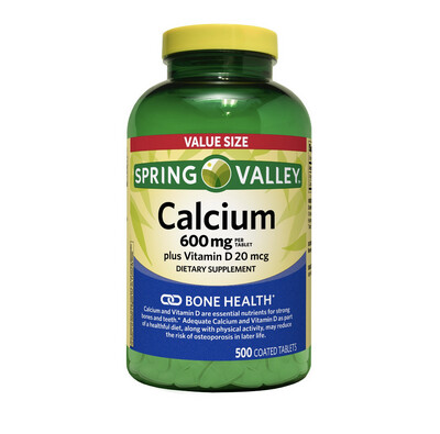 Calcio / Calcium 600 mg. + D3 500 Tabs.