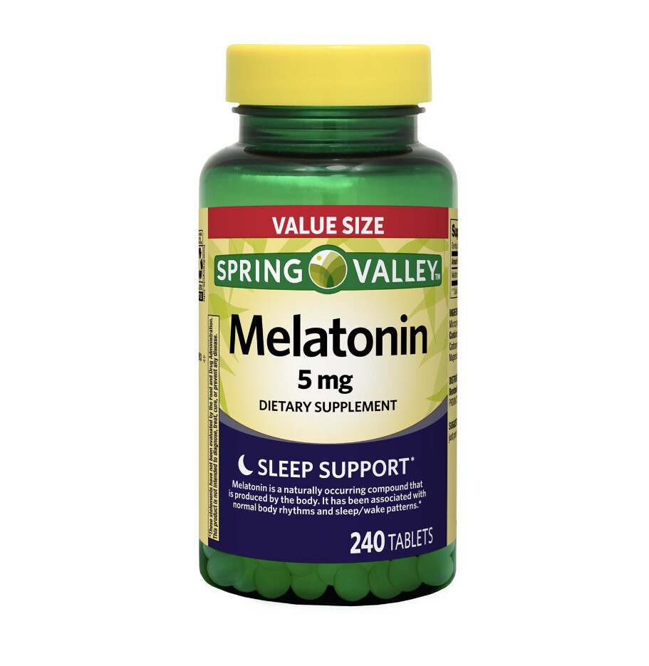 Melatonina 5 mg / Melatonin 5 mg. 240 Tabl