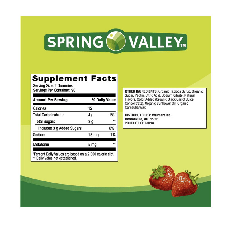 Melatonina 5 mg Gomitas / Melatonin Adult Gummy  180 Pzas.