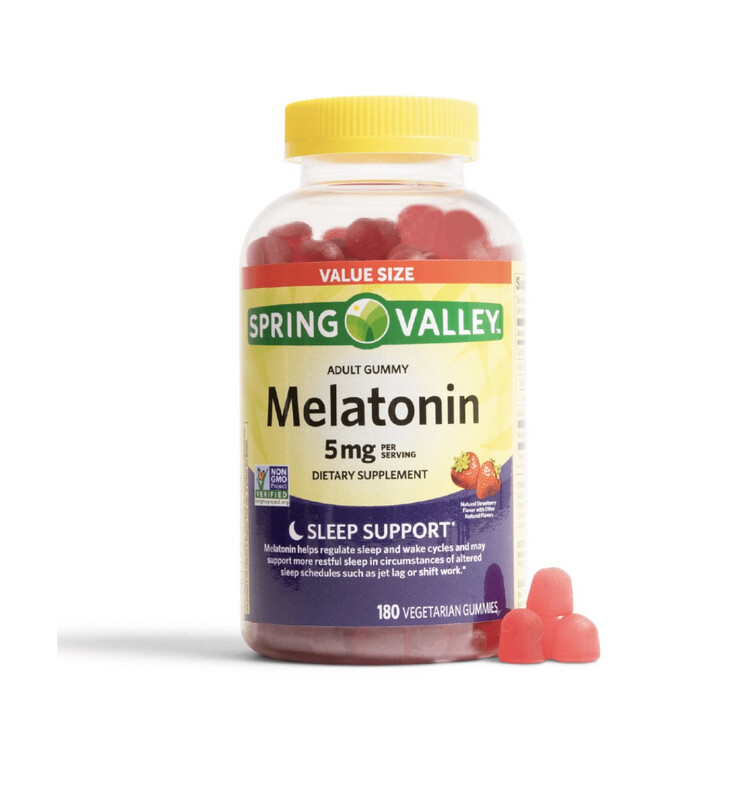 Melatonina 5 mg Gomitas / Melatonin Adult Gummy  180 Pzas.