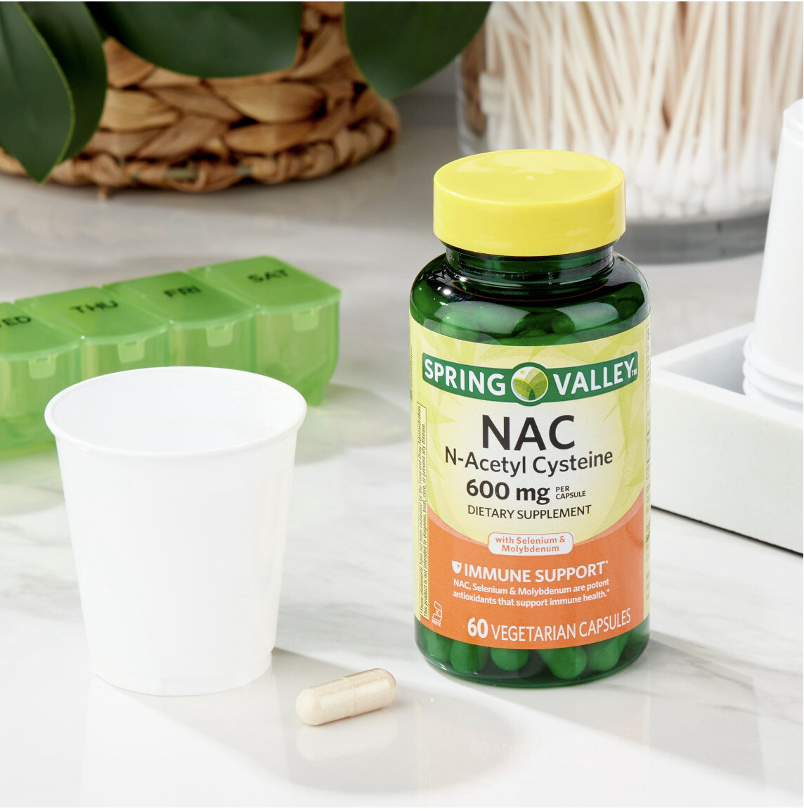 N-Acetil Cisteína 600 mg 60 cáps. NAC