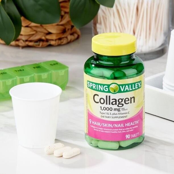 Colágeno Tabletas / Collagen 1,000 mg. 90 Tabs.