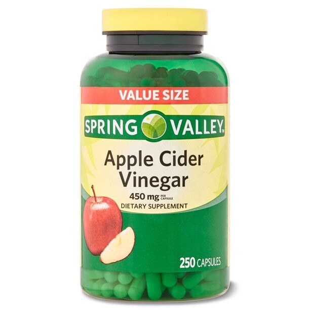Vinagre De Sidra De Manzana / Apple Cider Vinegar 450 mg. 250 Caps.
