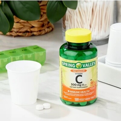 Vitamina C Rápida Disolución / Vitamina C Fast Dissolve 500mg 120 tabl